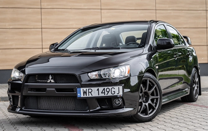 Mitsubishi Lancer Evolution cena 155000 przebieg: 142300, rok produkcji 2011 z Radom małe 781